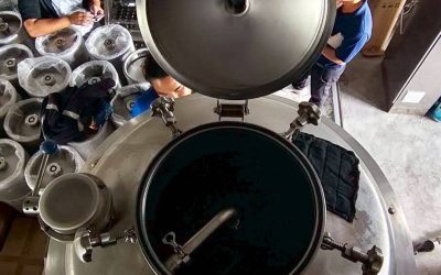 ตรวจสอบปริมาตรถังบรรจุผลิตภัณฑ์เบียร์ ร่วมกับเจ้าหน้าที่กรมสรรพสามิต  ณ โรงเบียร์ อำเภอเบตง จังหวัดยะลา