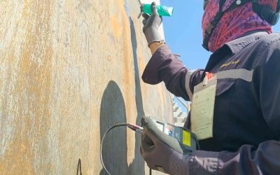 ตรวจสอบปริมาตรความจุของถังบรรจุสุรา  ณ โรงงานสุรา  จังหวัดหนองคาย